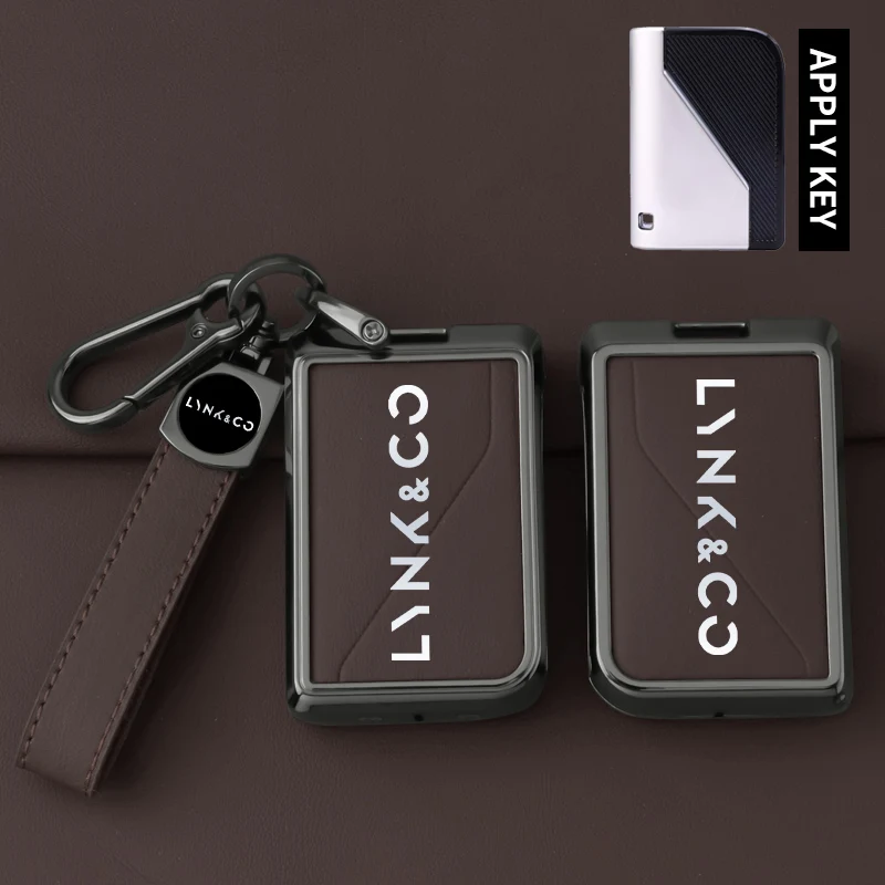 

Кожаный чехол для автомобильного ключа из цинкового сплава для Lynk & Co 05 09 01 06 02 03 LYNK CO Чехол для автомобильного ключа из цинкового сплава Кожаный защитный чехол для автомобиля Acc