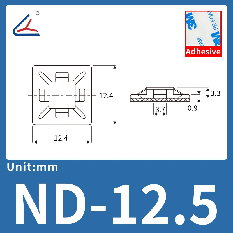 

Кабельные стяжки LY, нейлон, 20/50/100 шт