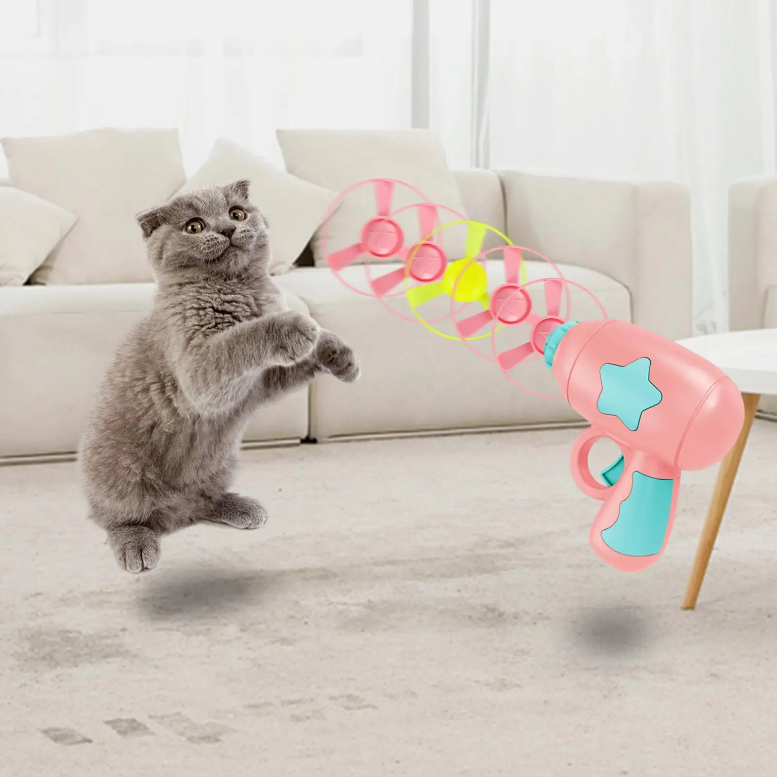 

New Funny Cat Toys Interactive Teaser Training Toy Cat Toy Kitten for Batting Satisfies Cat Hunting Pet Supplies