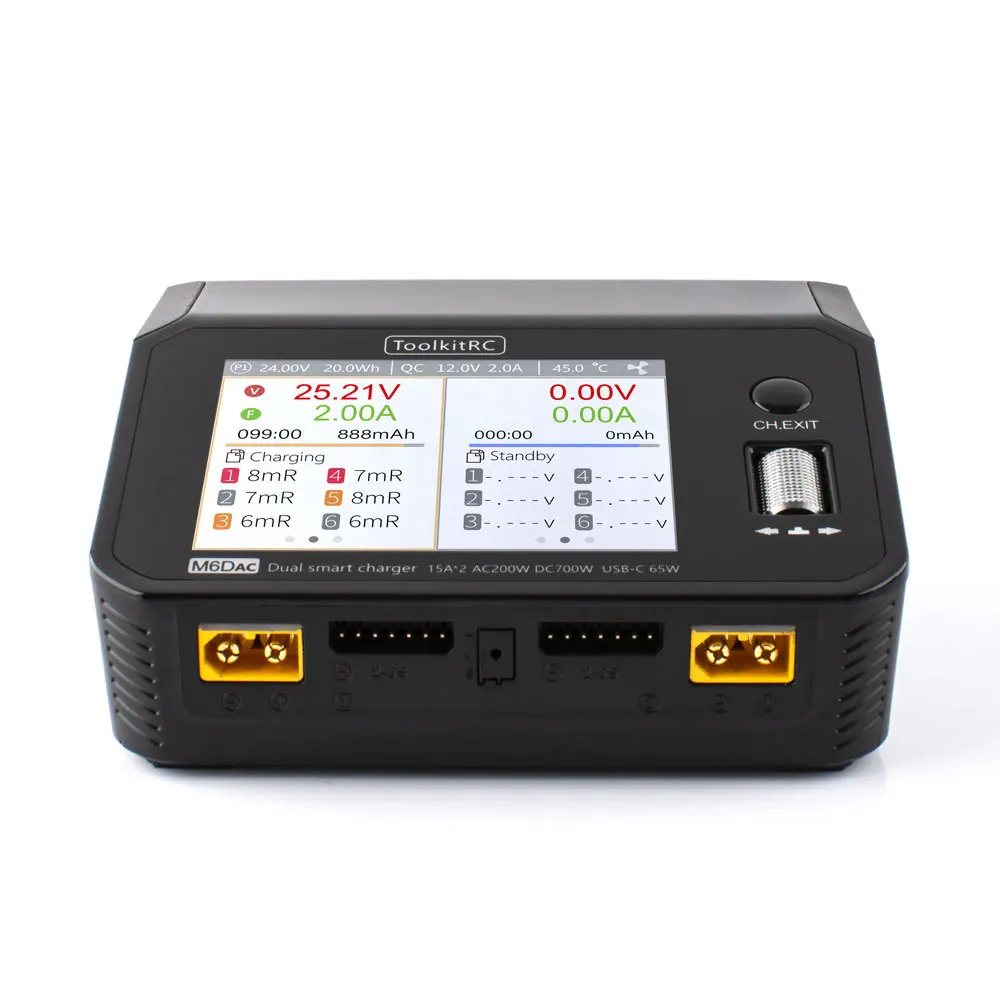 M6DAC 700 Вт двойная литиевая батарея Автомобильная модель Дрон зарядное устройство
