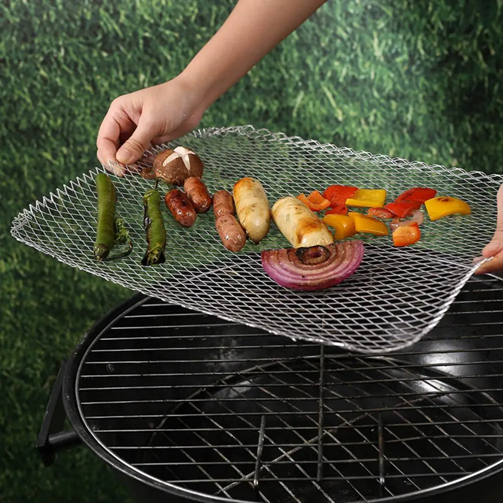 10 шт. одноразовые топперы для гриля алюминиевые листы 12 х 15 3 дюйма сменная сетка