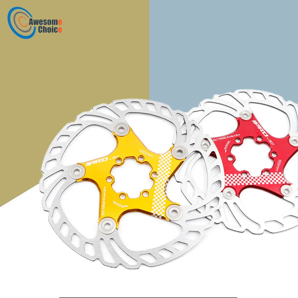

Дисковый тормозной ротор IIIPRO для велосипеда 140 160 180 203 мм, плавающий, утолщенный, анодированный, быстрое охлаждение, ульсветильник легкий дис...