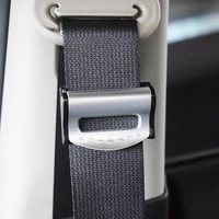 2pcs car seat belts clips interior accessories for ford focus 2 3 fiesta mondeo kuga citroen c4 c5 skoda octavia rapid superb