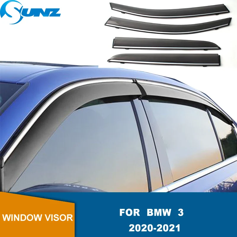 

Side Window Visor For BMW 3 2020 2021 Rain Window Sun Visor Sunvisor Trim Exterior Side Weathershileds Auto Accessories SUNZ