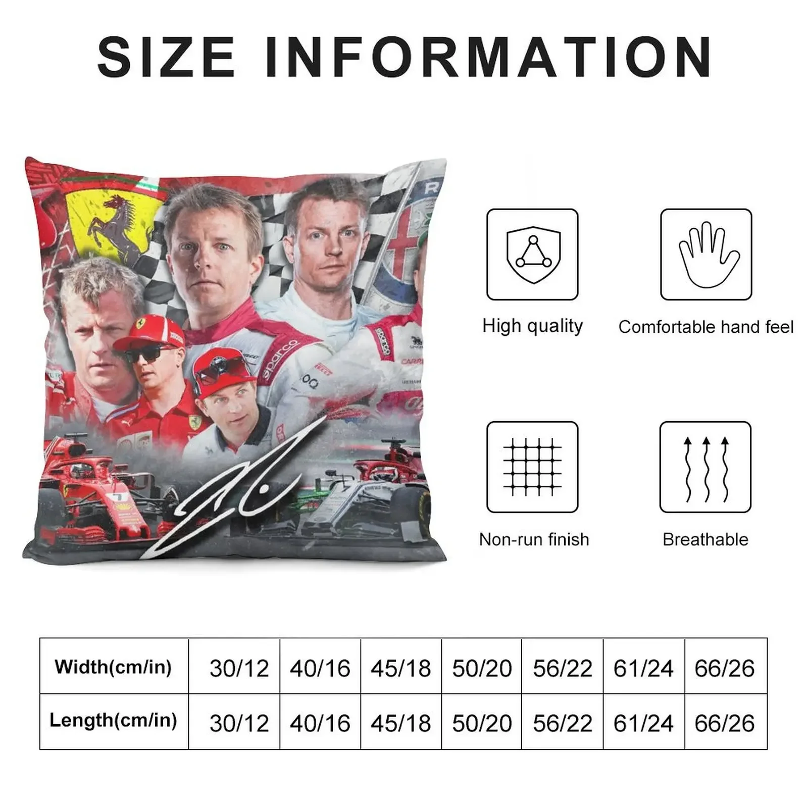 Kimi Ra?ikko?nen Декоративная подушка Подушки для детей Чехлы подушек Подушка