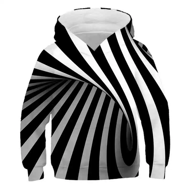 

2022 Autumn New Vortex graphics Children Coats Hoodies Baby Girls Long Sleeve Hoodies Kids Boys Sweatshirt Clothing