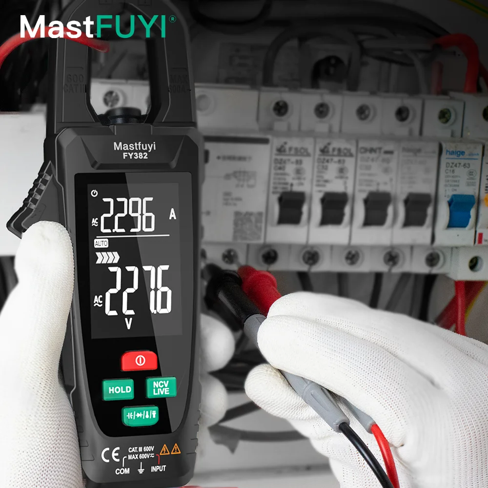 Цифровые клещи MASTFUYI 3 в 1 истинное среднеквадратичное значение с тестом 9999