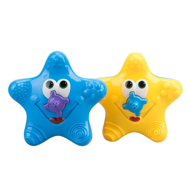 

1pcs Baby Bath Toys Funny Squirter Splash Spray Starfish Rotate Bathtub Pool for Kid Children