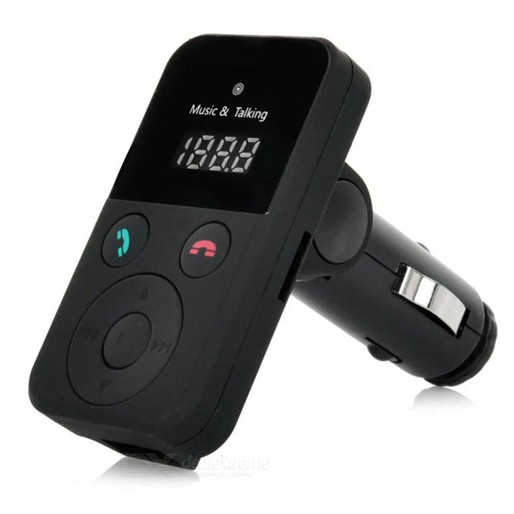 

FM Transmitter Car Kit Dsp Technology Hands-free MP3 Player Memory Card Modulator Noise Reduction Remote Control