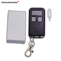 For LiftMaster 890max Mini Key Chain Garage Door Opener Remote, Black with Gray Buttons