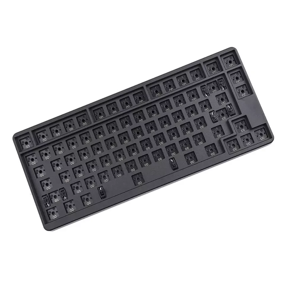 

New ID80 V1 Anodized Aluminum Case Plate Hot Swappable Hot Swap Type C PCB Mechanical Keyboard Kit