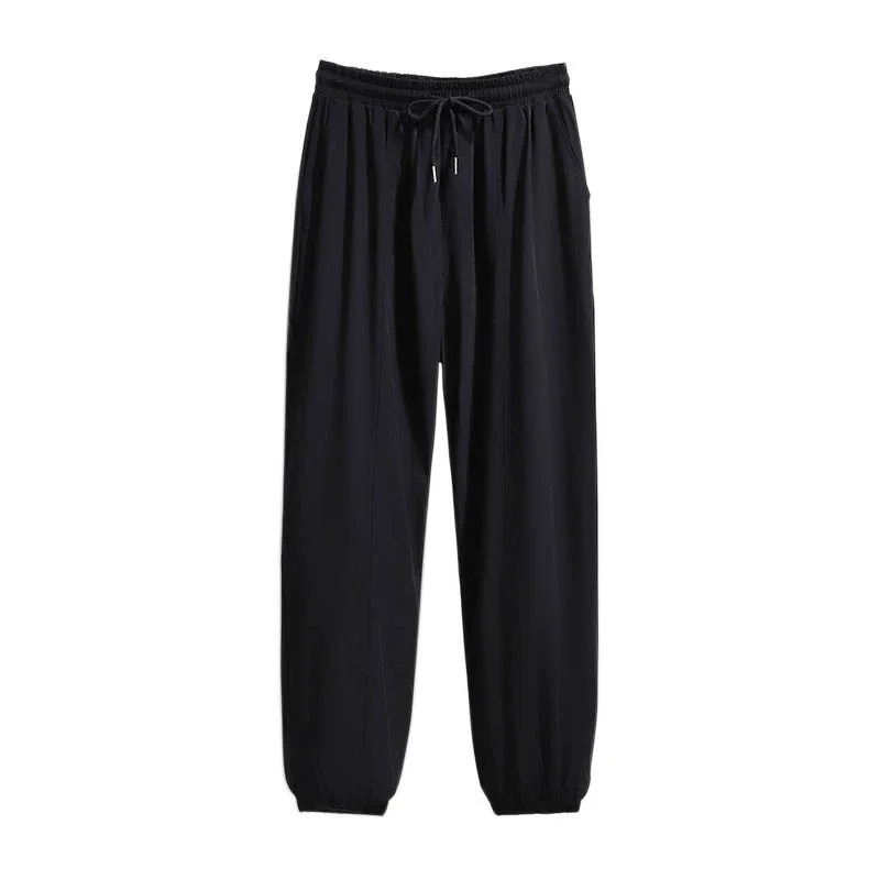 

Женские брюки-султанки с эластичным поясом, размеры до щиколотки