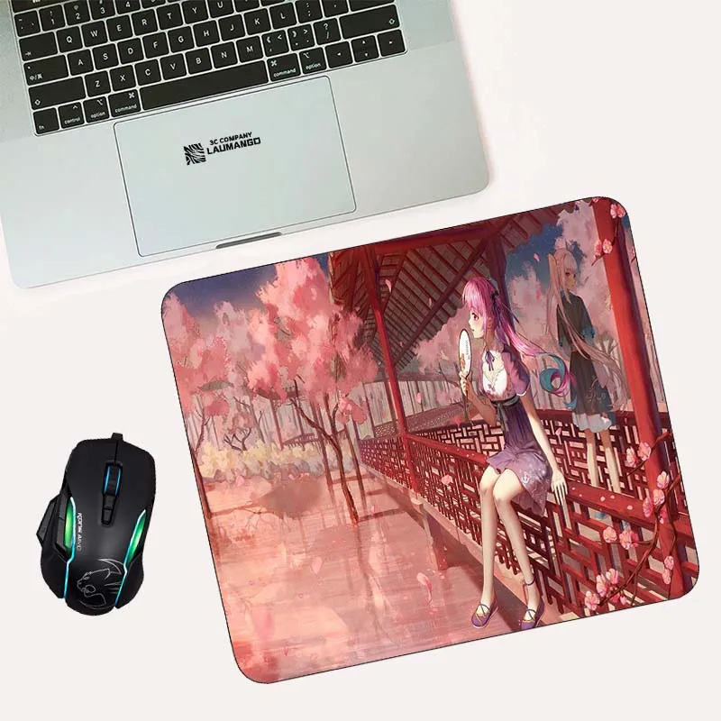 

Игровой коврик для мыши для ноутбука и ПК, мультяшный Настольный коврик Hololive, коврики для мини-компьютера, аксессуары для игрового стола, ко...