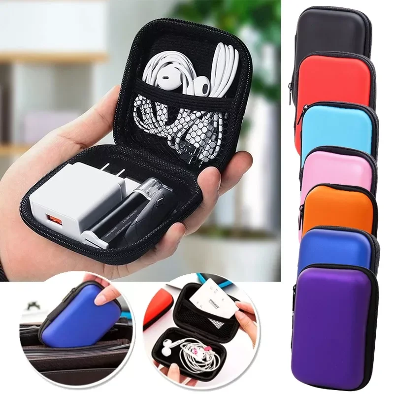 Женская сумка чехол жесткие наушники из ЭВА коробка для хранения TF-карт