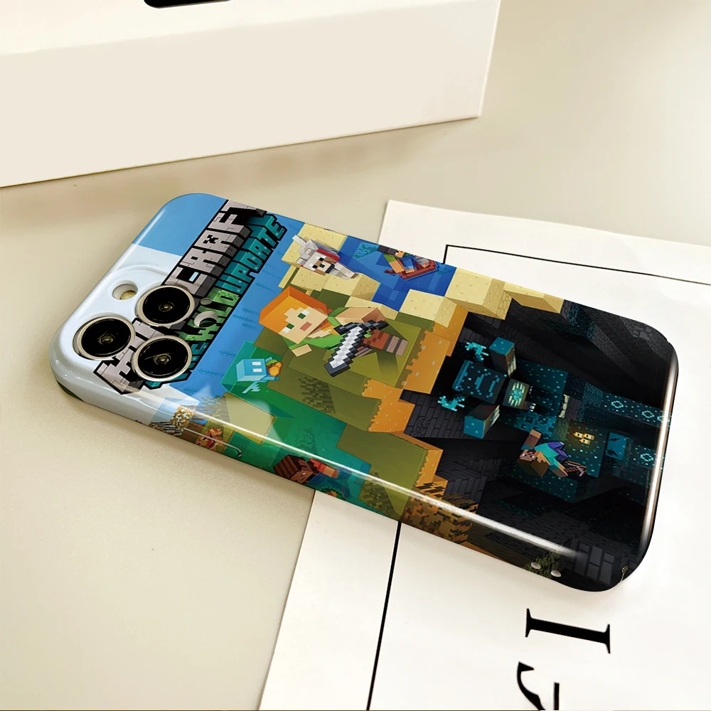 Чехол для телефона Game M-Mine C-craft Create Samsung S21 FE S23 22 Ultra Plus A 04 E 33 5G универсальный прочный