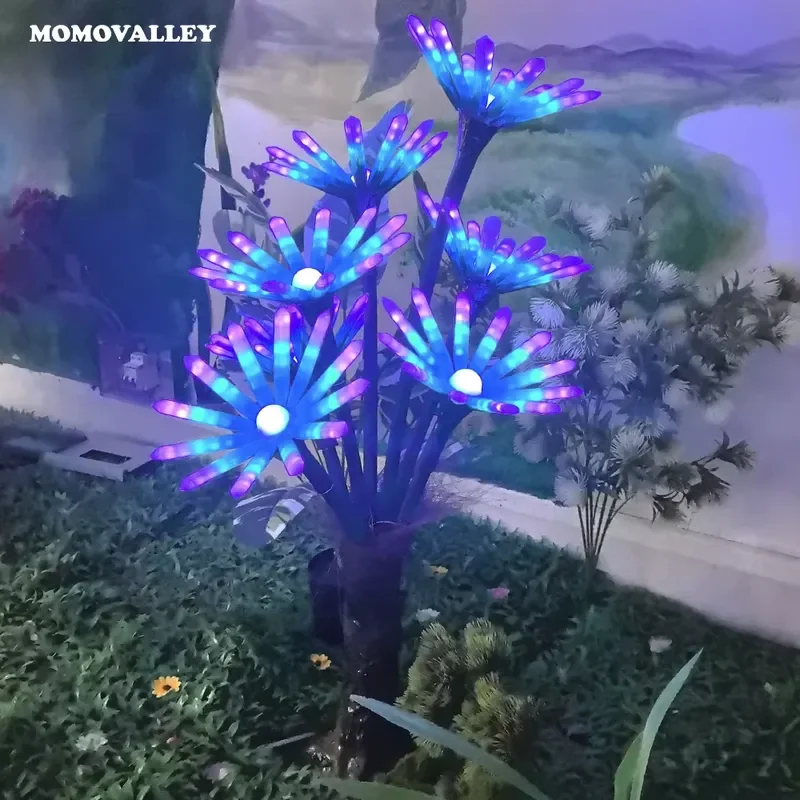 Фото Садовые светодиодные светильники Momovalley Dream Color Coral №3