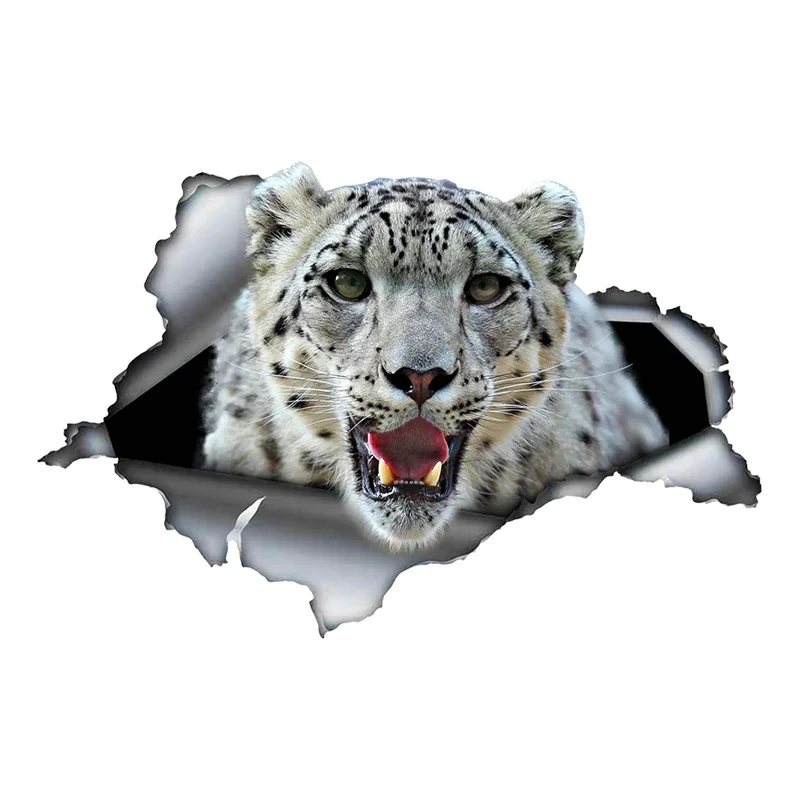 

Индивидуальная наклейка из ПВХ, снежный барс, легко наносится, износостойкая автомобильная наклейка на мотоцикл, ноутбук, декоративные аксессуары