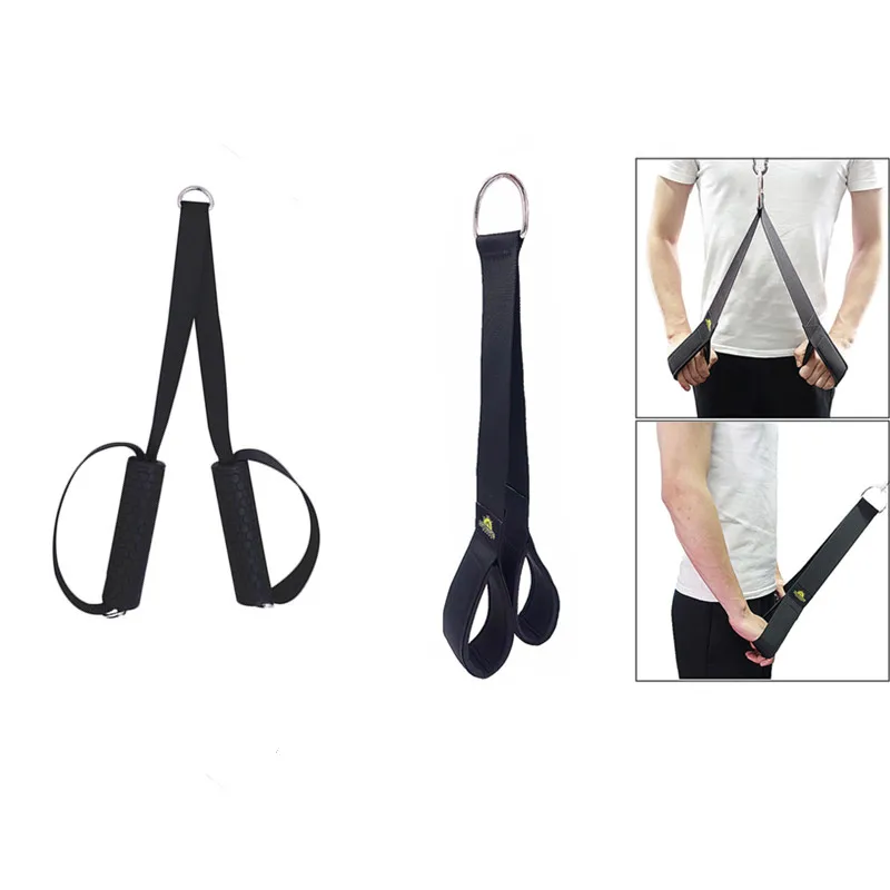 

Attachment Grip Duty Training For Cable Equipment Handle Bodybuilding Rope Home Heavy Strap Pully Fitness Strength Tricep Gym