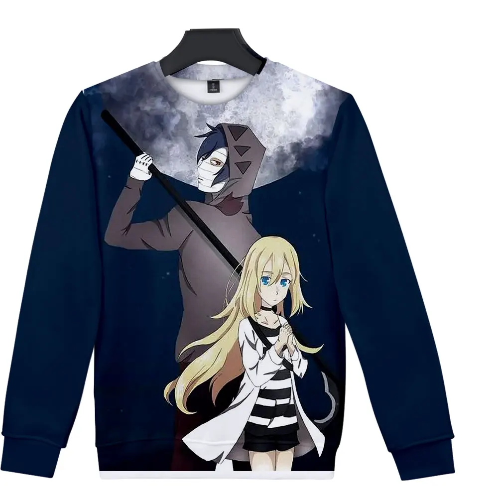 

AngelsOfDeath2022 new loose all-match casual couple sweater cartoon 3D printing tide brand hip-hop sweatshirt women
