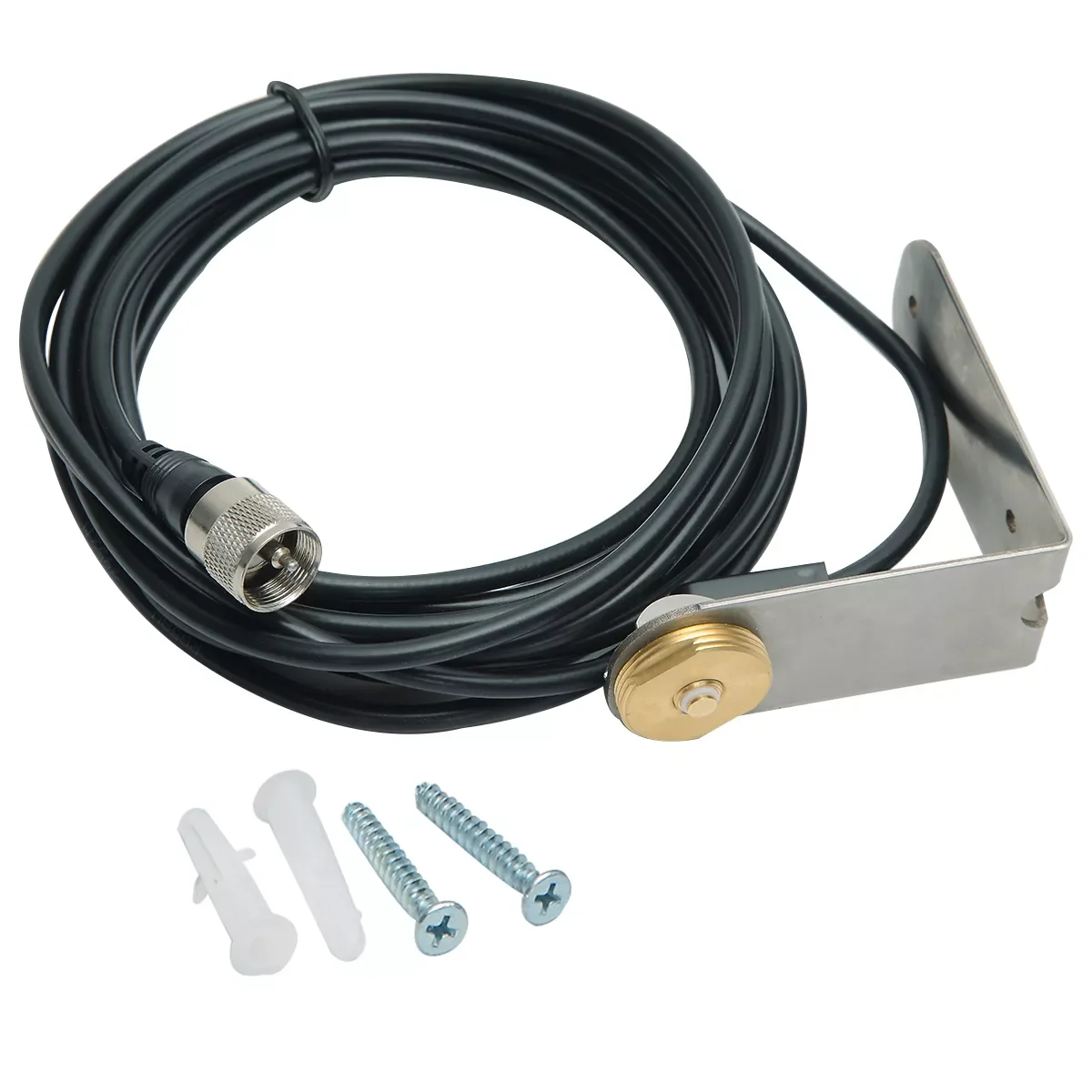 

1 Мобильный радиоантенна с отверстием кронштейн с NMO на PL259 коаксиальный кабель для всех CB радио антенна NMO Yaesu Icom радио