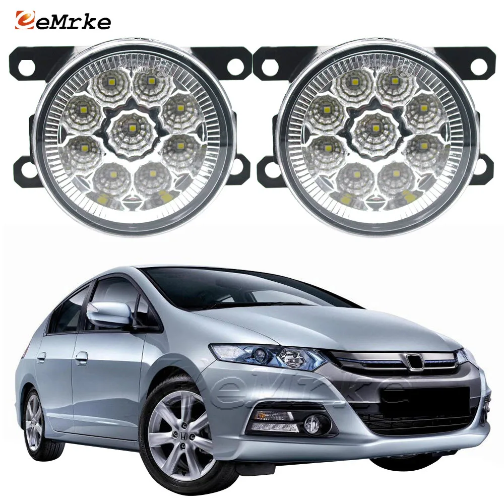 

2-PCS Car Styling 9LED Fog Lamp for Honda Insight ZE2 Facelift 2012 2013 2014 H11 Halogen Fog Lights Assembly Led DRL