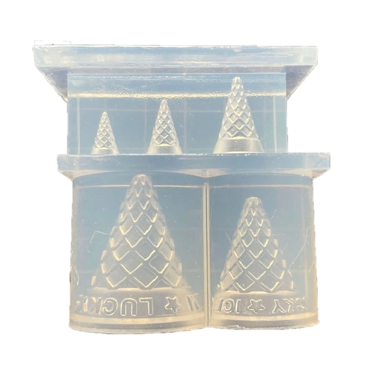 Силиконовая форма из эпоксидной смолы конусная для мороженого кукольного дома