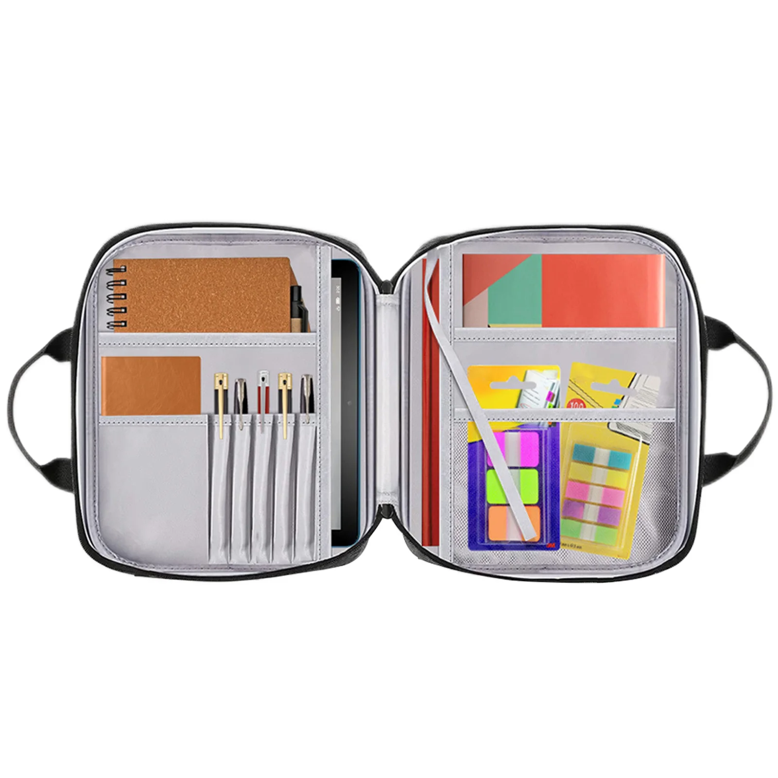 

Bible Covers For Women Carrying Book Case Church Bag Multi-Functional Stationery Zipper Pencil Tablet Case Pencil Bags Planner
