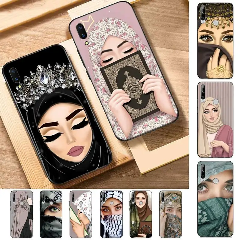 

Woman In Hijab Phone Case for Huawei Y 6 9 7 5 8s prime 2019 2018 enjoy 7 plus