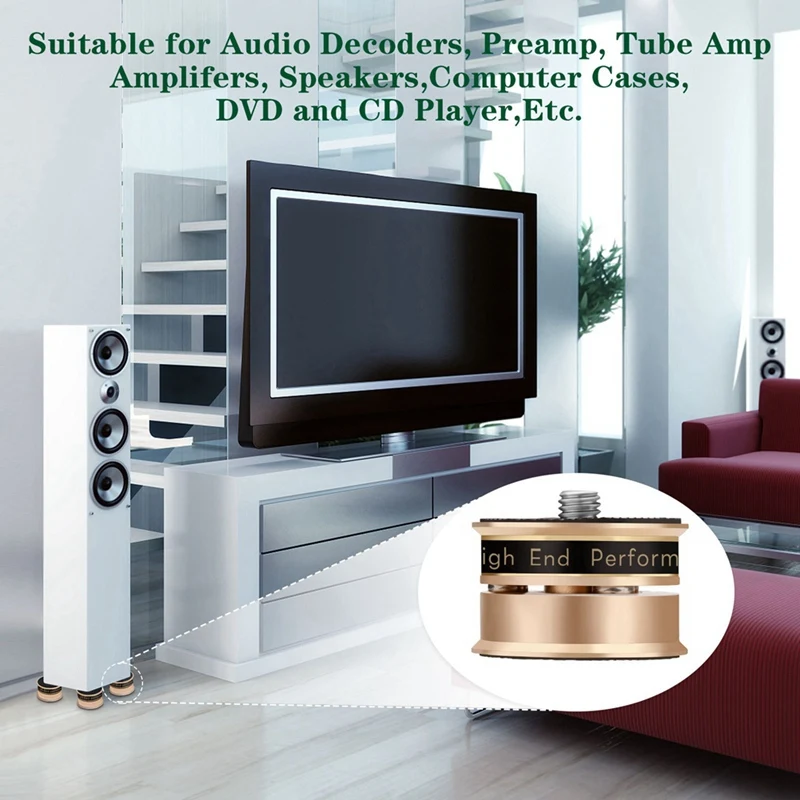 Hi-Fi аудио подставка для динамика ног противоударный амортизатор изолирующие