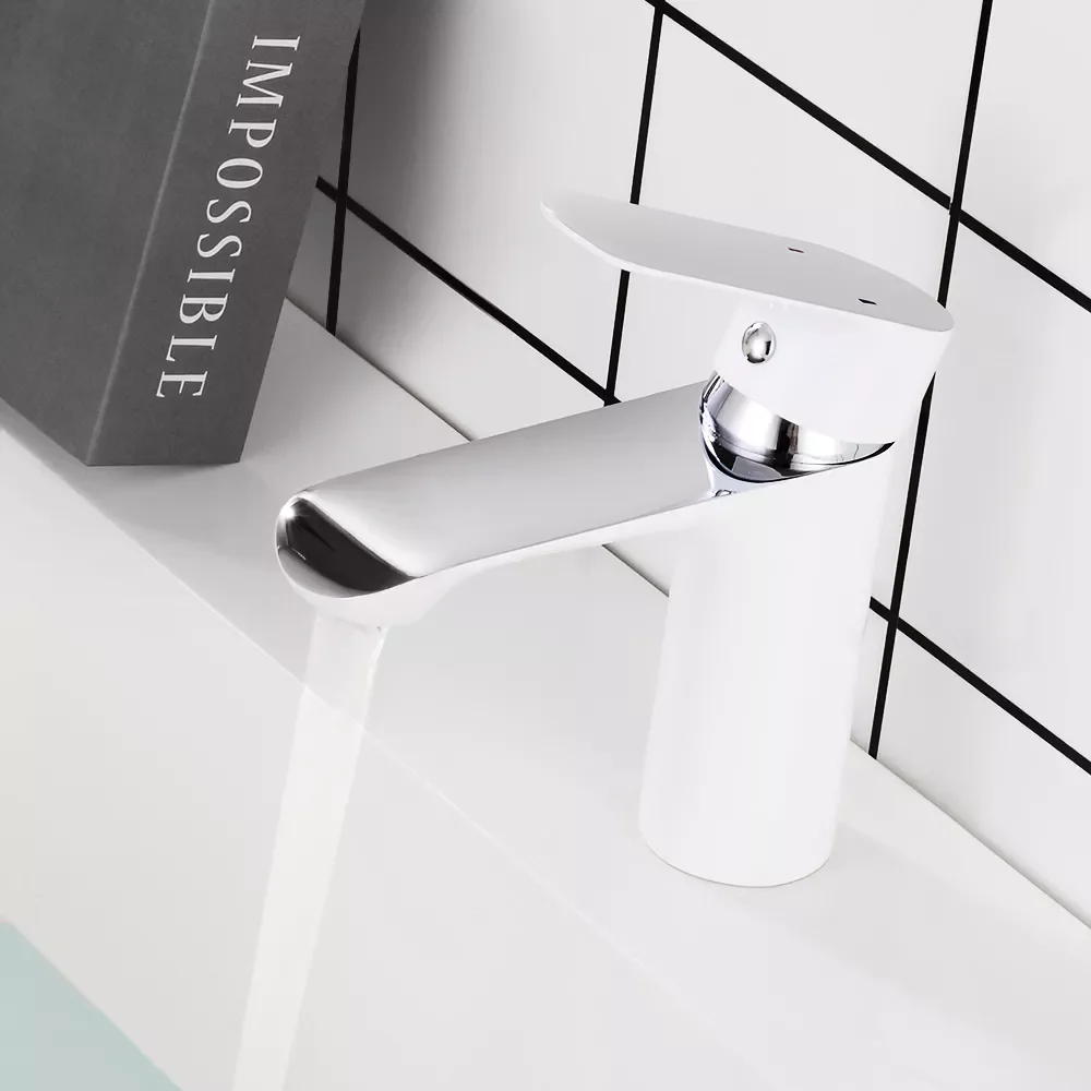 

Bathroom Basin Faucets Single Handle Chrome Faucet Basin Taps Hot Cold Mixer Basin Tap Mixer Sink Tap