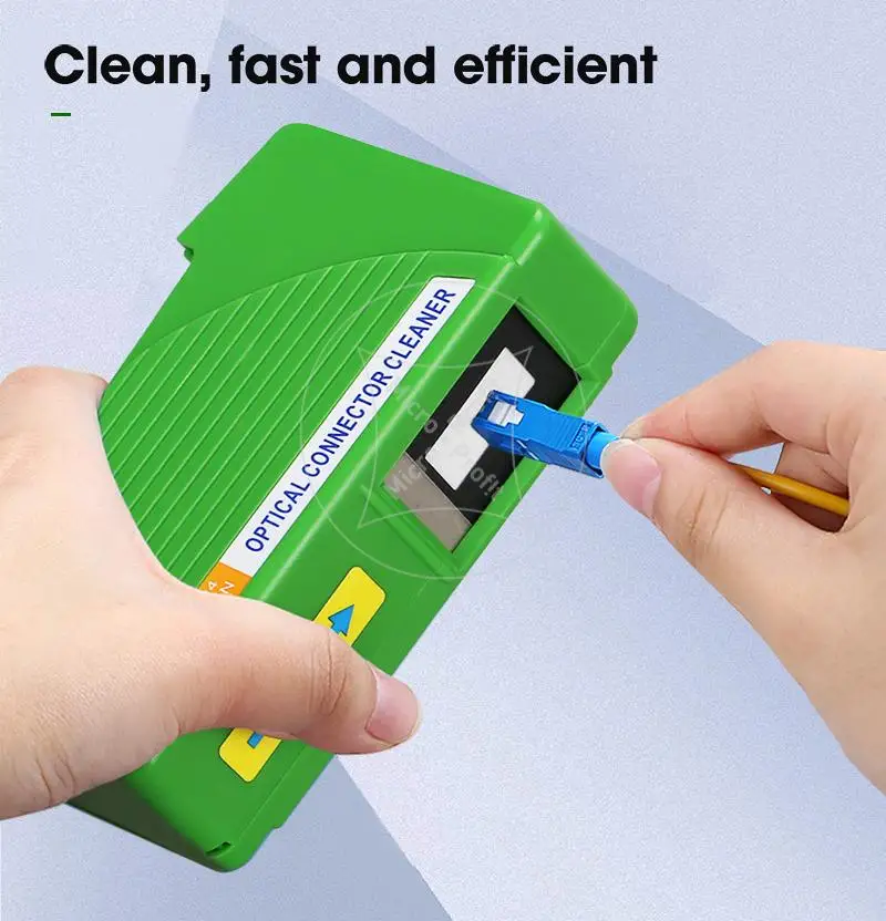 

Fiber Cleaning Box Pigtail Fiber Wiping Tool Cleaner Cassette Ftth End Face Optic Fiber Cleaner Tools for SC/ST/FC Free shipping