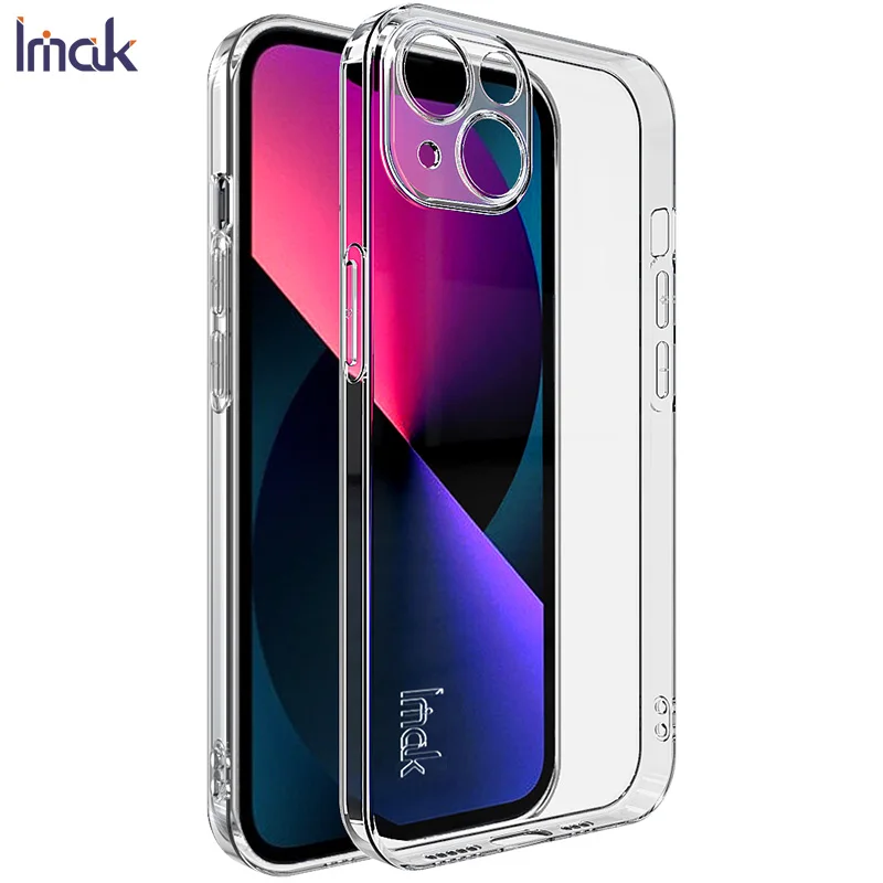 

Чехол IMAK Для iPhone 13 Mini, Ультратонкий Мягкий Прозрачный чехол из ТПУ, чехлы для телефонов iPhone 13 Mini 5,4 дюйма