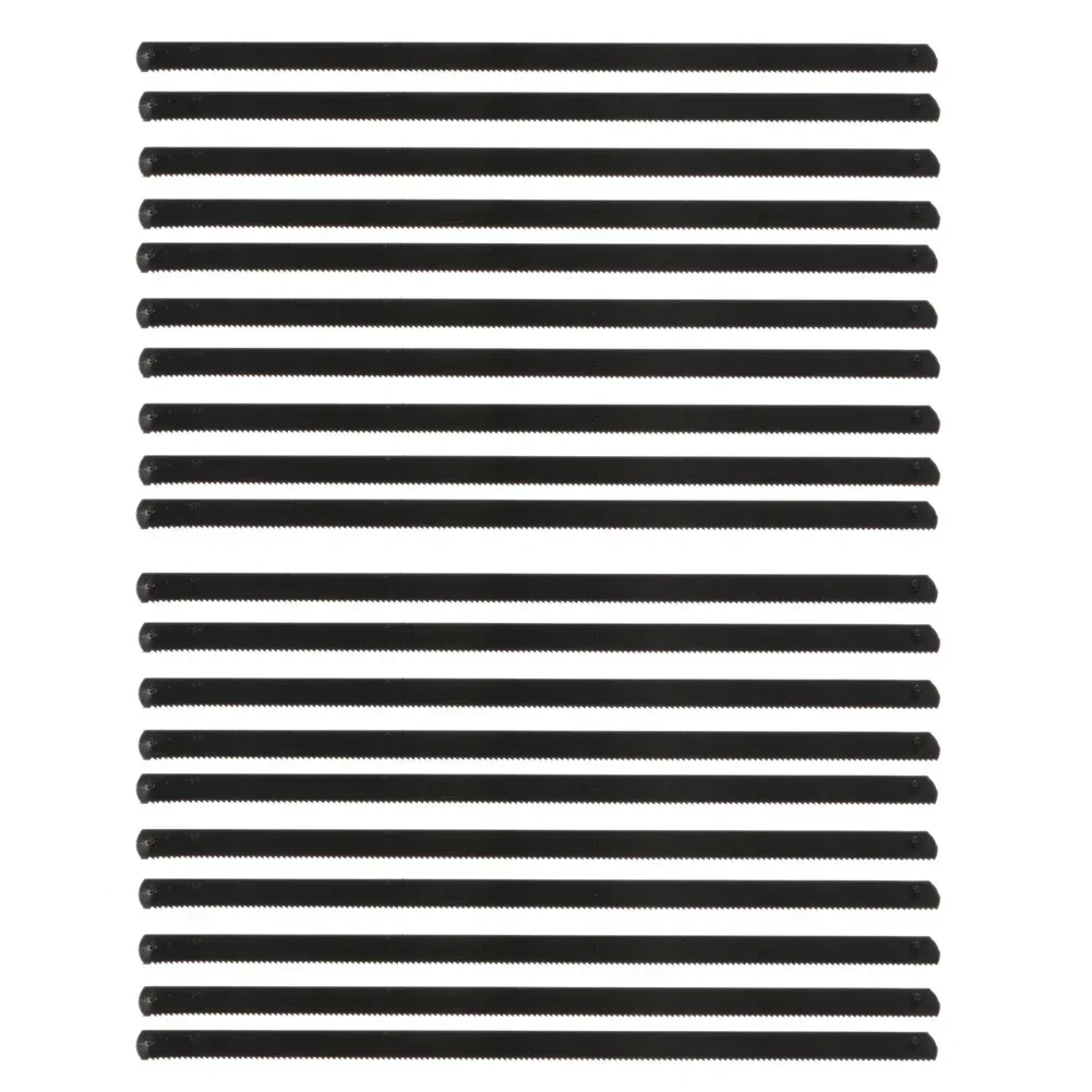 20 шт. черные лезвия из нержавеющей стали 150 мм 24TPI с зазубренными концами для
