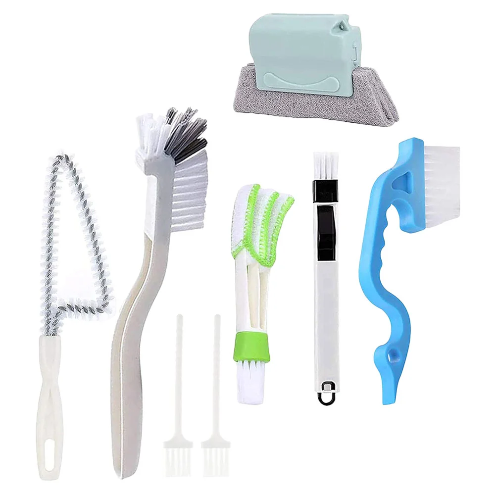 

1 Set Sliding Door Track Cleaner Window Blind Duster Grout Cleaner Brush Window Cleaning Supplies Window Cleaning Accessories