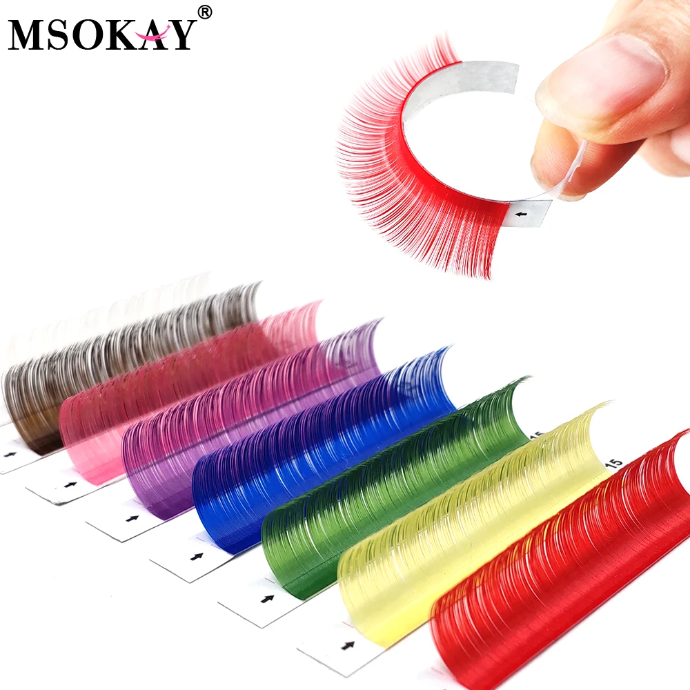 MSOKAY Белые коричневые розовые фиолетовые корейские шелковые норковые красочные