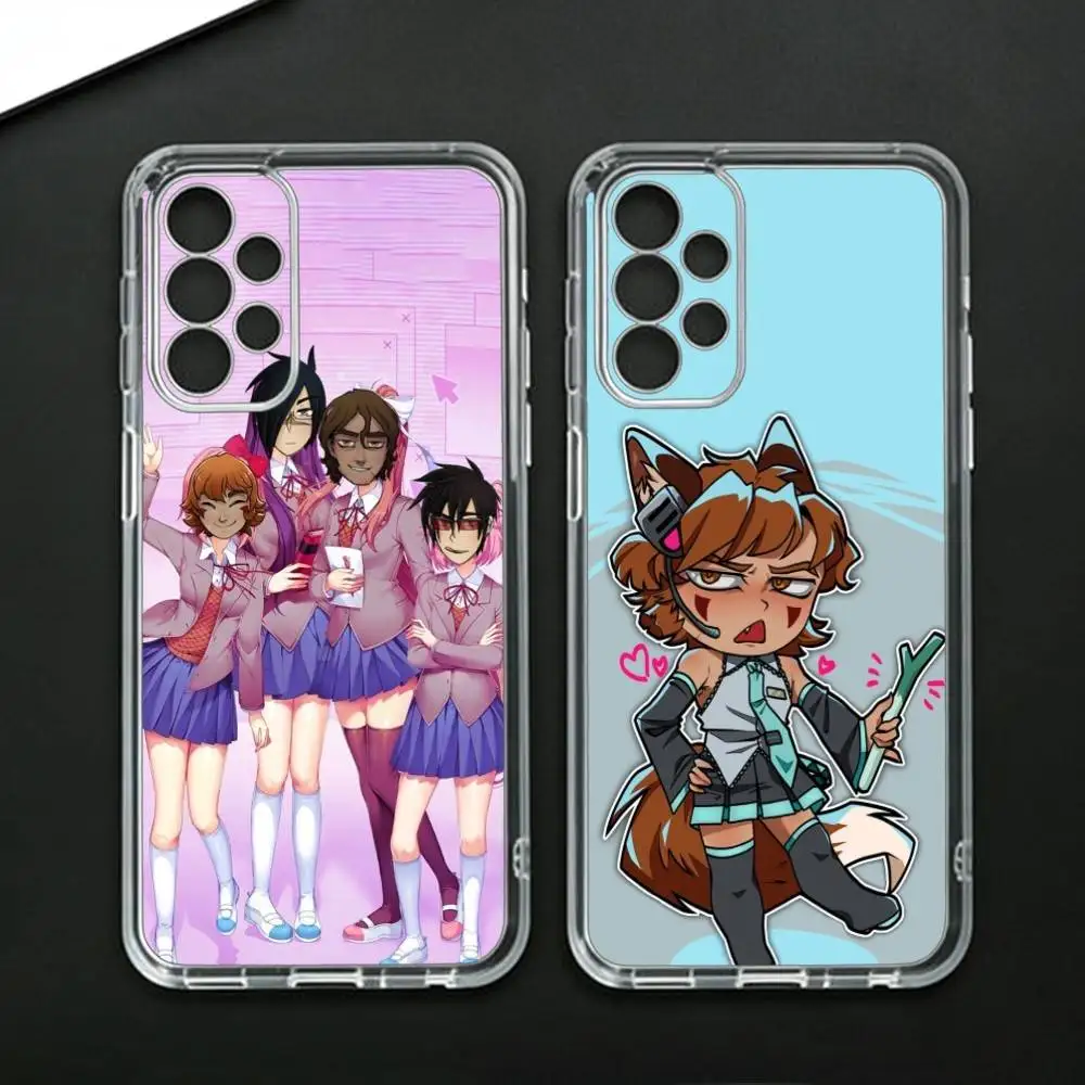 Фото Чехол для телефона с игрой B-Boyfriend to Death BTD для Samsung Galaxy A71, A70, A52, A51, A40, A30, прозрачный чехол. №1