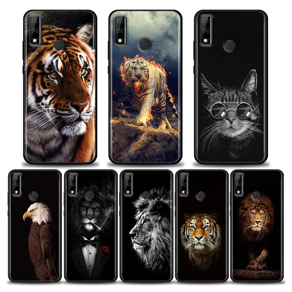 

Eagle Cat Lion Tiger Animal Silicone Case For Huawei Y6 Y7 Y9 2019 Y6p Y8s Y9a Y7a Soft Cases Cover Mate 10 20 Lite 40 Pro Plus