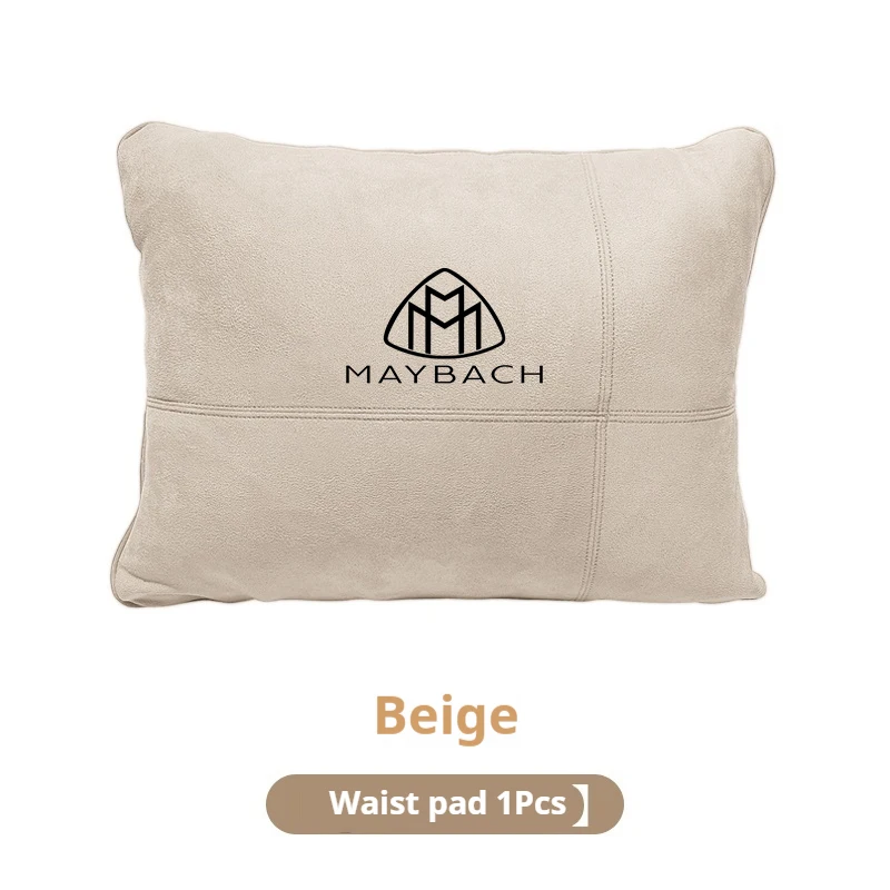 

Автомобильный замшевый подголовник для шеи, подушка для талии сиденья для Maybach S Class S400 S450 S480 S500 S580 S650 S680 GLS450 GLS480 GLS600