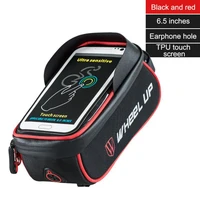 wheel up bike bag front tube frame handlebar bag mtb road bicycle bags storage pouch mobile phone holder bicycle accessories new