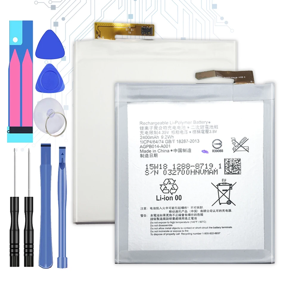 

Mobile Phone Battery For Sony Xperia M4 Aqua 4G E2303 E2333 E2353 Battery LIS1576ERPC/AGPB014-A001 2400mAh