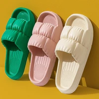2pairslot women platform eva slippers comfirmed soft sole light weight at home slides summer beach shoes female bath slippers