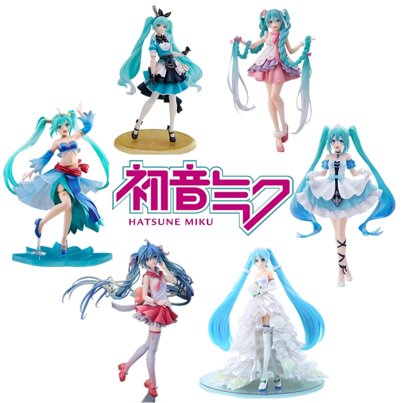 

Taito Sakura Hatsune Miku Anime Figure Action Figurine FuRyu Miku PVC Model Doll Beautiful Girl Kawaii Doll Collection Toy