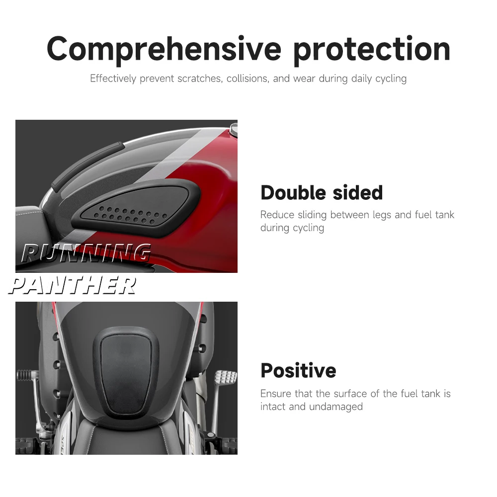 Наклейка на топливный бак мотоцикла для Speed SPEED 400 Scrambler 400X 2024 2025 резиновая