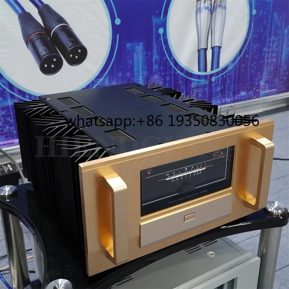 Фото Усилитель мощности N-110 MUSMYS A-200 Mono Bock класса А, технология Accuphase, 300 Вт/канал, 8 Ом, Hi-Fi, пара усилителей №3