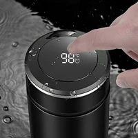 smart 304 stainless steel vacuum water cup temperature display cup business gift in car thermos
