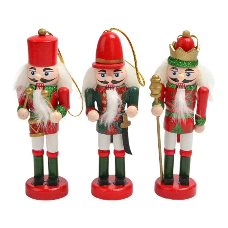 

Nutcracker Soldier King Pendants Ornament Christmas Holiday Home Farmhouse Decor