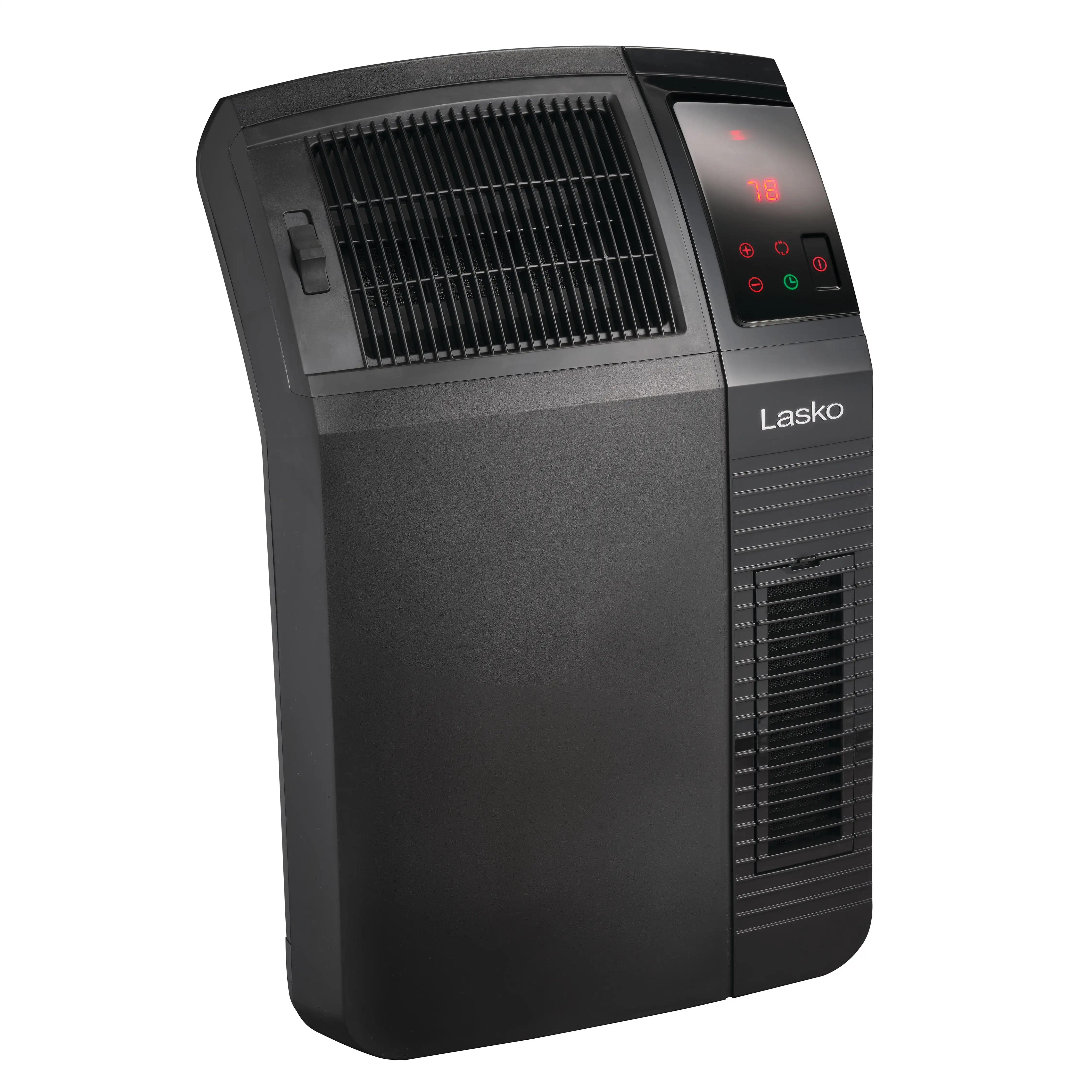 

1500W Electric Cyclonic Ceramic Room Space Heater with Timer, CC24920, Black