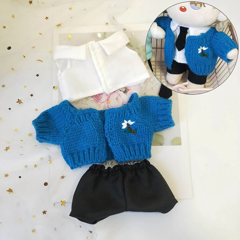 

Doll Clothes Idol Dolls Accessories Plush Doll's Clothing Sweater Stuffed Toy Dolls Outfit for Korea for 20cm Dolls