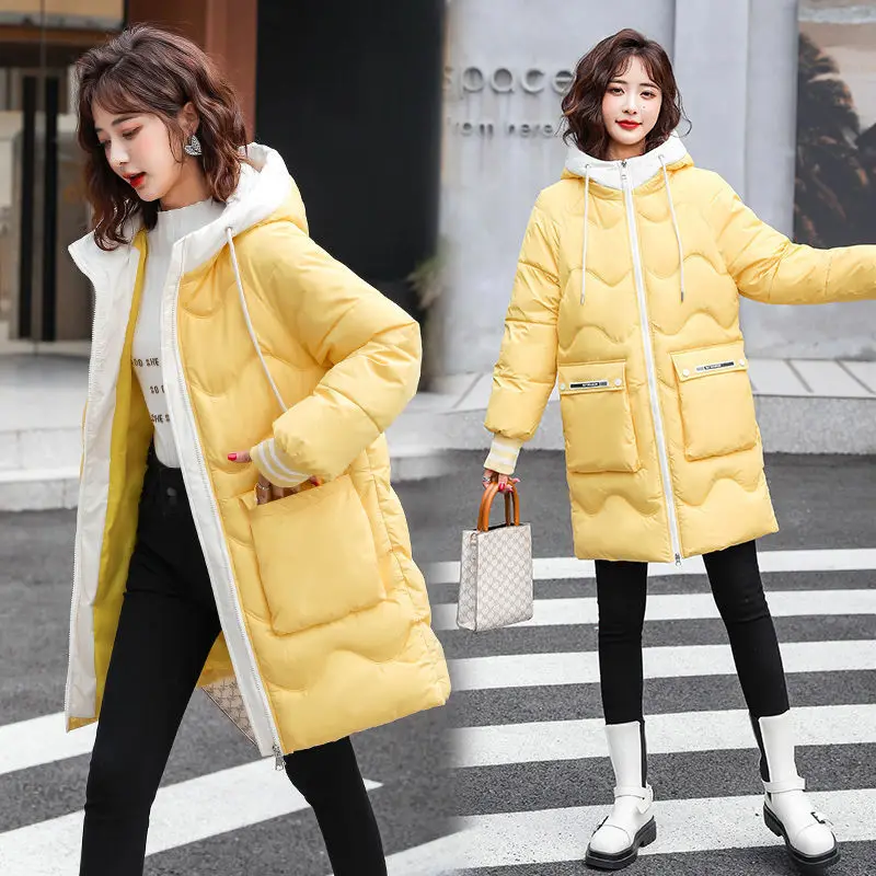 Down Coats Long Down Jacket Women Coats Thick Parkas Korean Down Jackets for Women Puffer Jacket Winter Long Coat Women Oversize