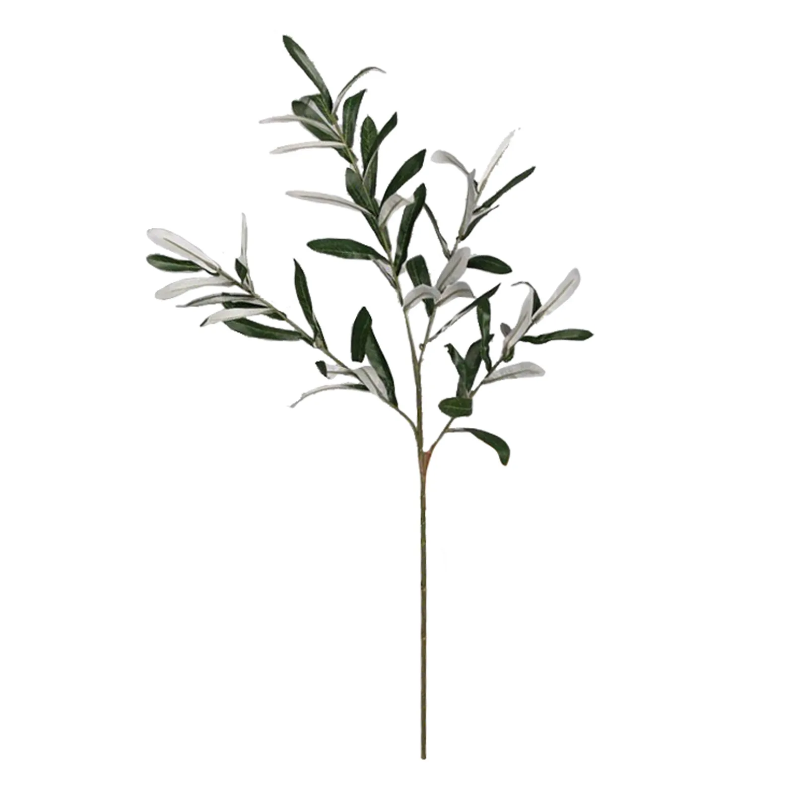 4 шт. искусственные оливковые зеленые листья имитация зеленых растений оливковая